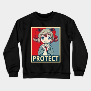If It's for My Daughter, I'd Even Defeat a Demon Lord - Latina Protect Poster Crewneck Sweatshirt